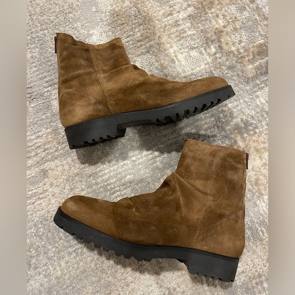 Kentia Shoes - Kentia Brown Suede Boots Women’s EU Size 39 or US 8.5 Made in Italy RARE